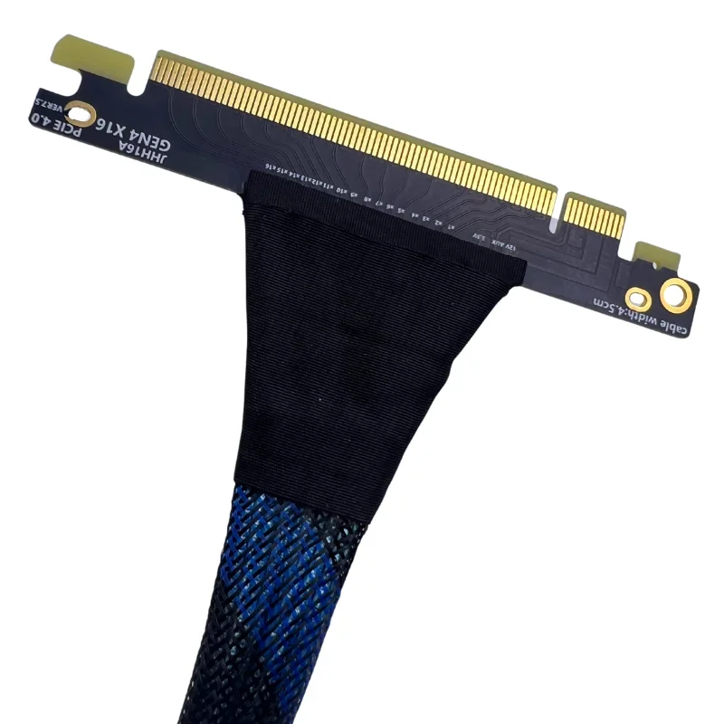 Cable de extensión de tarjeta gráfica Premium PCI-E 4,0 X16, malla trenzada, Cable elevador blindado de múltiples GPUs para servidor AI, tarjeta de Video GPU - imagen 4