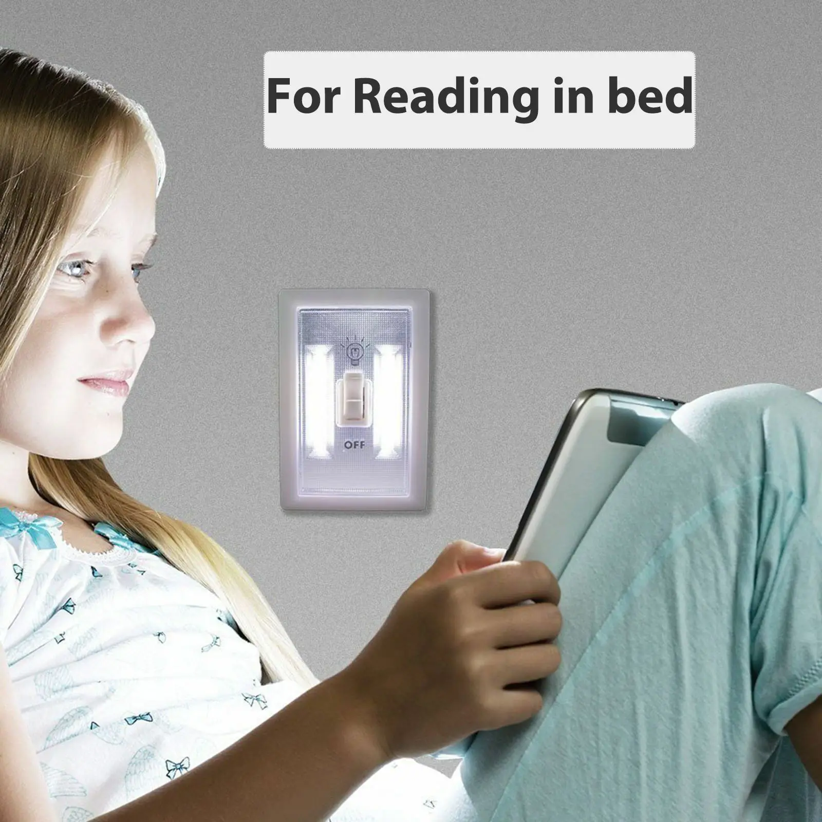 Minilámpara LED COB magnética inalámbrica, luces nocturnas de pared, funciona con pilas, armario de cocina, garaje, armario, luz de emergencia para campamento - imagen 5