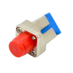 Adaptador Fibra Óptica APC Núcleo Único Baja Pérdida Inserción