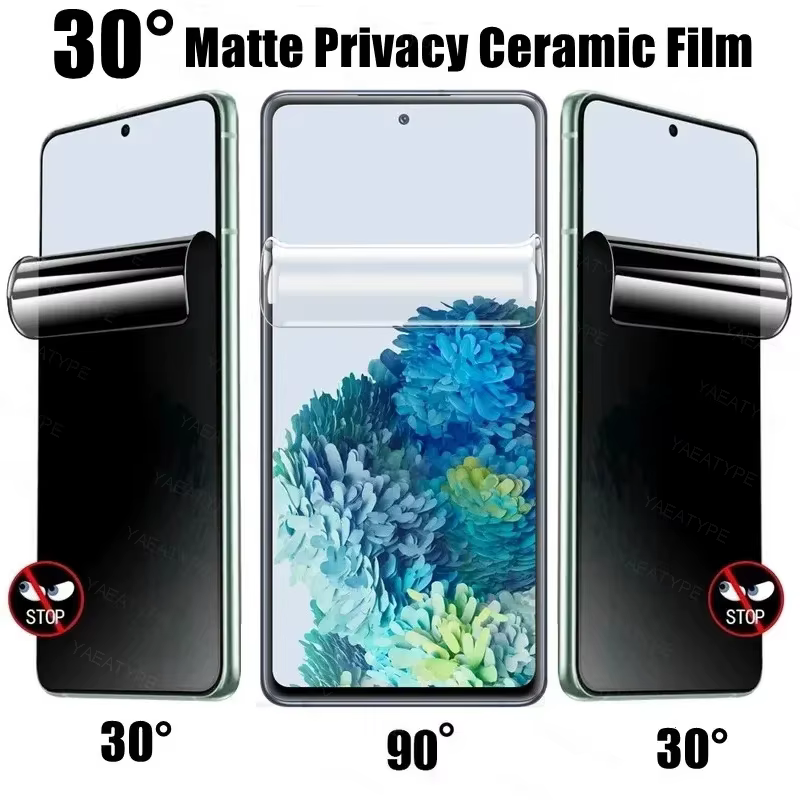 3 uds película de hidrogel de privacidad para Samsung Galaxy A03 A12 A13 A14 A15 A21S A22 A23 A30 A31 A32 A33 A34 5G Protector de pantalla - imagen 2