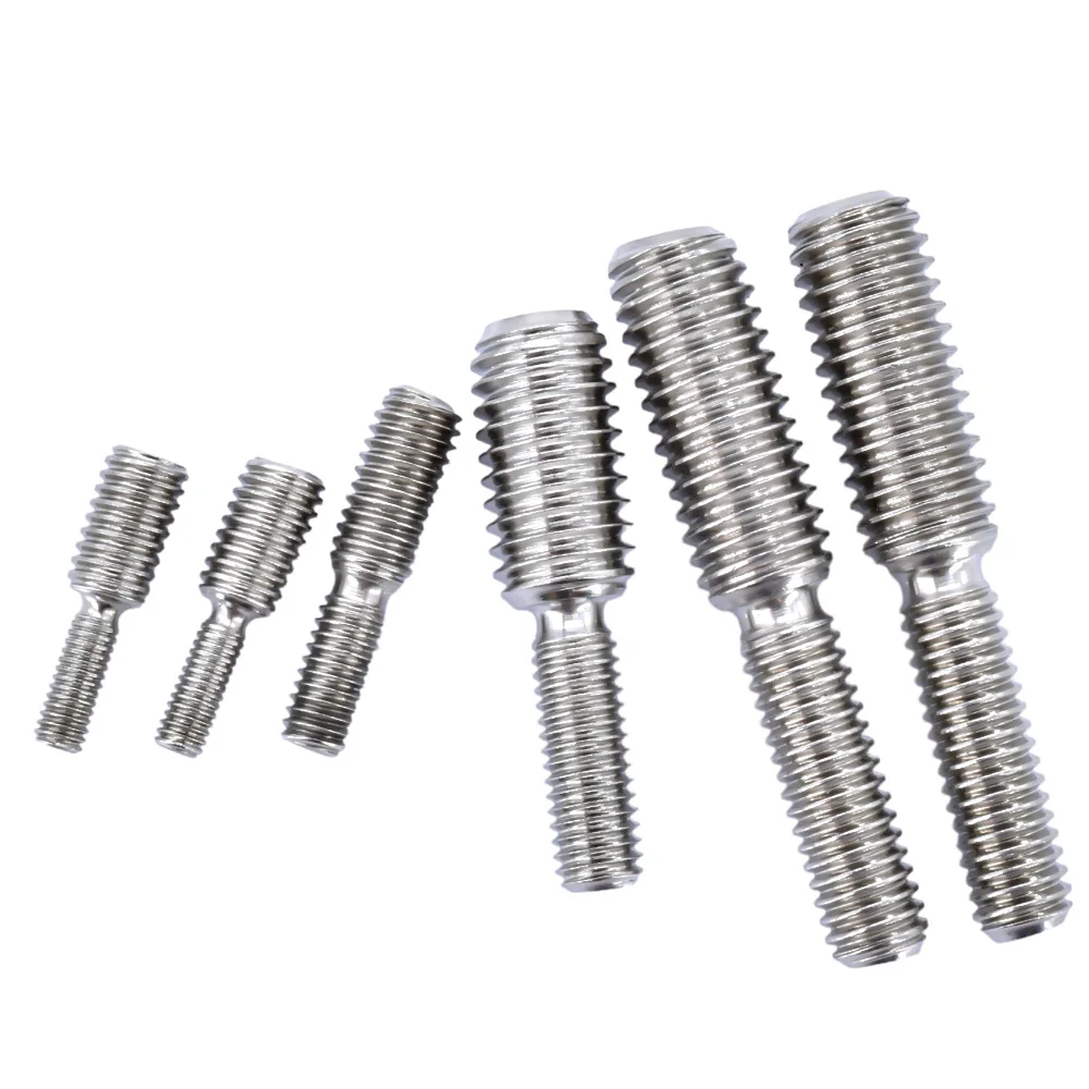 M3 M4 M5 M6 M8 M10 M12 M14 M16 304 tornillo reductor de conversión de acero inoxidable tornillos sin cabeza de doble punta adaptador de cámara - imagen 3