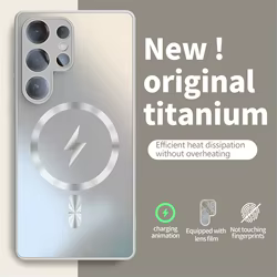Funda Magsafe magnética Samsung Galaxy S24 Ultra – Lente cristal mate