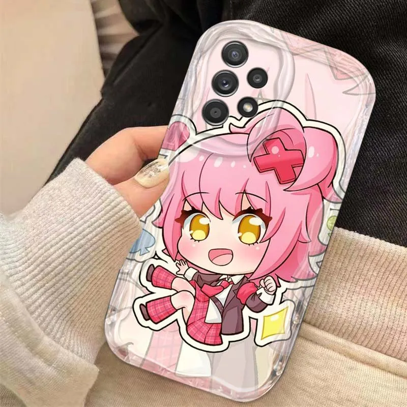 Amu Hinamori funda para Samsung A16 A15 A14 A13 A12 A06 A05 A04 A32 A25 A23 A21S funda de teléfono de aceite ondulado - imagen 5