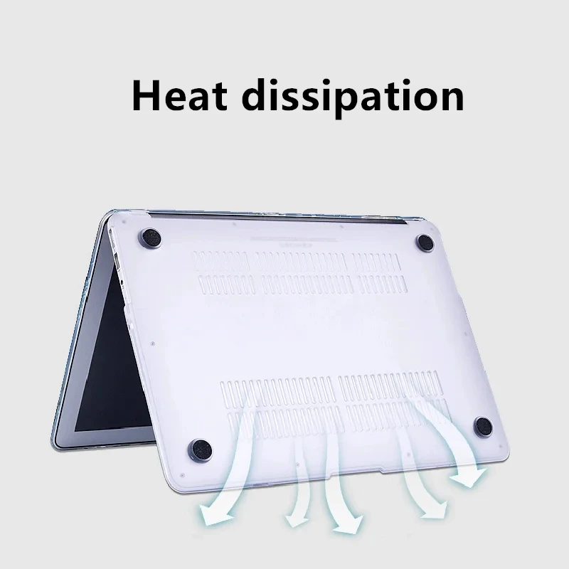 Funda de ordenador portátil con flores de mármol para Macbook Air 13,6 M4 15 M3, funda dura para Mac Book Pro 13 M1 M2 14 M4 16 2025, accesorios - imagen 5