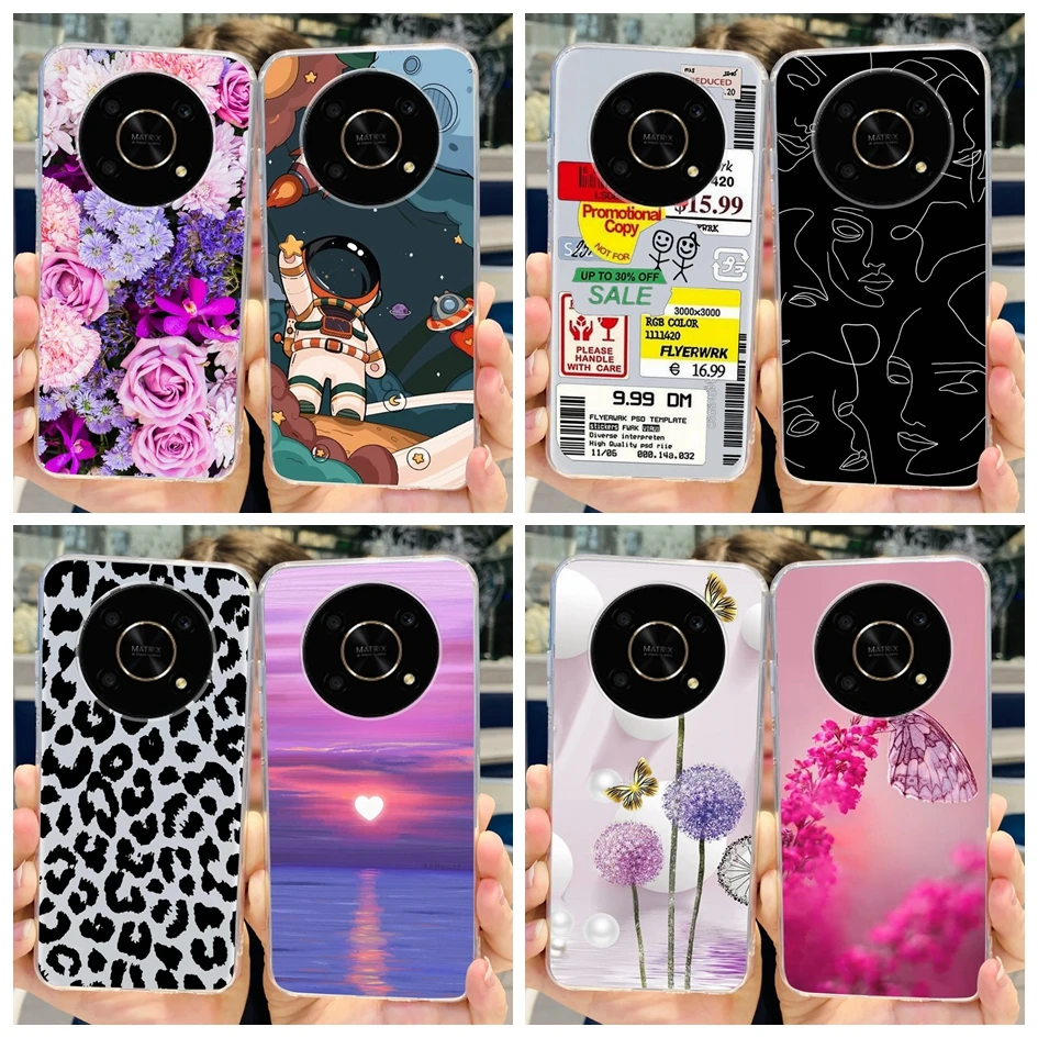 Funda de silicona suave para Honor X9a 5G, bonita cubierta trasera a la moda, Funda de teléfono para Honor X9 5G RMO-NX1, Honor X9 X9a Capa
