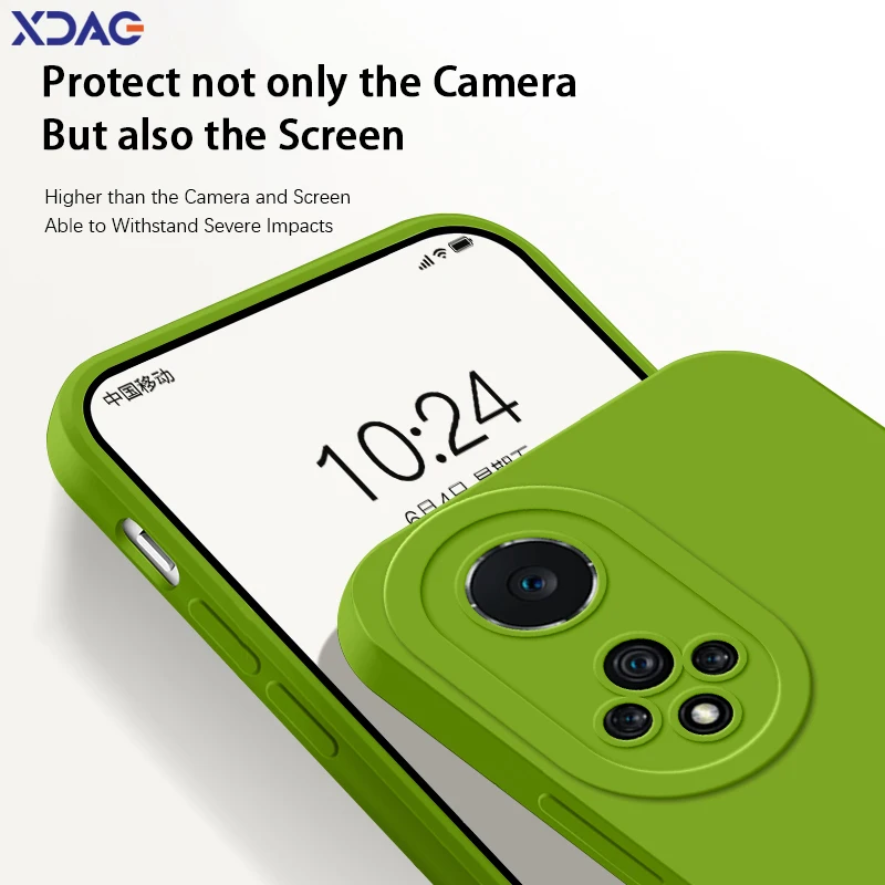 Funda de silicona líquida Angel Eyes para Huawei Nova 9 Pro SE 5G 360, funda protectora suave a prueba de golpes para cámara, bolsa Nova9 9Pro 9SE - imagen 4