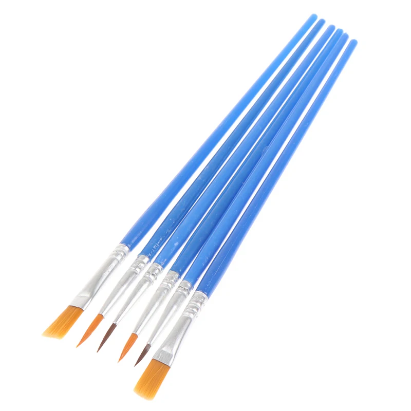 Pinceles planos para pintar, accesorios esenciales para pintar, suministros de arte, volumen pequeño, 50 piezas - imagen 4