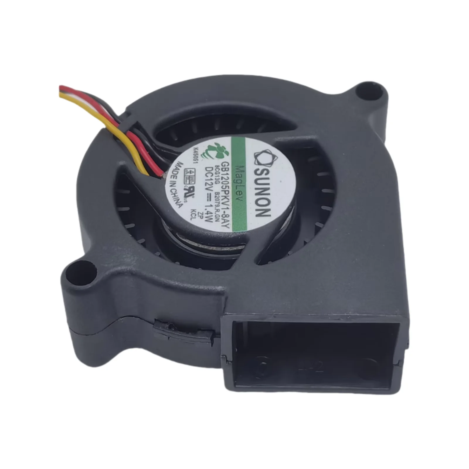 GB1205PKV1-8AY 50x50x20mm DC 12V Ventilador centrífugo - Ultra silencioso 20dBA 4400RPM 4.9CFM para proyector/luces LED - imagen 3