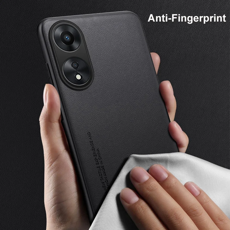 Funda de teléfono de cuero PU de lujo para OPPO A58, A58X, A78, A97, A98, 5G, A17, funda de protección trasera de silicona para OPPO Reno 8T 4G Coque - imagen 5