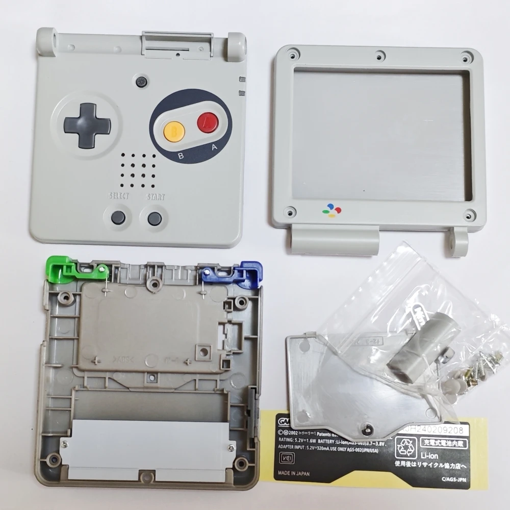 Funda DIY para GBA SP, funda carcasa para Gameboy Advance SP, carcasa de repuesto de reparación de edición limitada - imagen 3