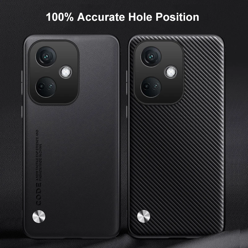 Funda de cuero PU de lujo para OnePlus Nord CE 3 CE3 5G, funda trasera de silicona a prueba de golpes, funda de teléfono con protección para One Plus Nord CE 3 - imagen 3