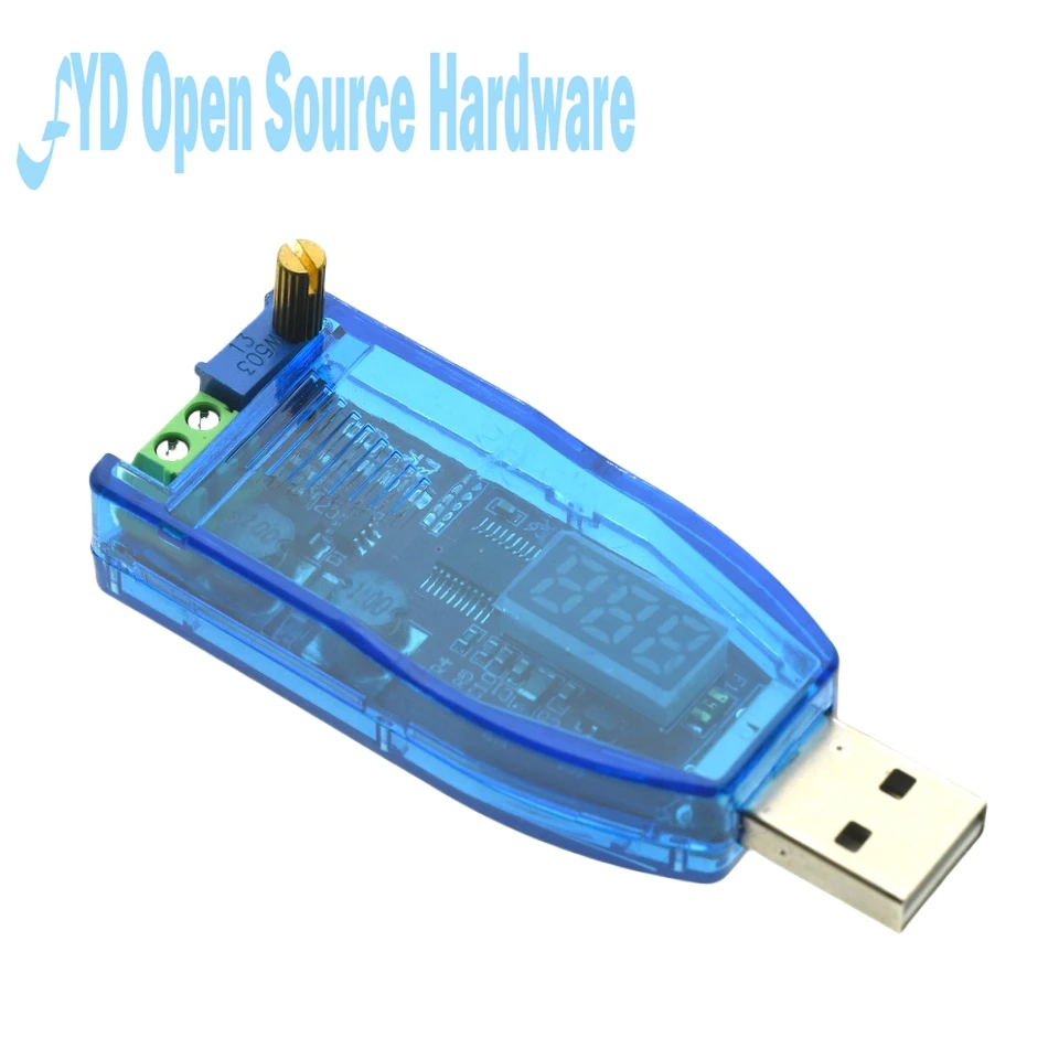 Regulador de potencia reductor ajustable USB, DC-DC, 5V a 3,3 V, 9V, 12V, 24V, DP, Rojo - imagen 4