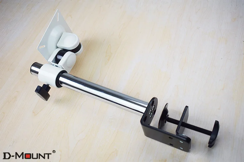 GM900 10 "-27" 24 "alta ajustable 10 kg base de metal blanco soporte de escritorio para monitor soporte de pantalla única - imagen 4