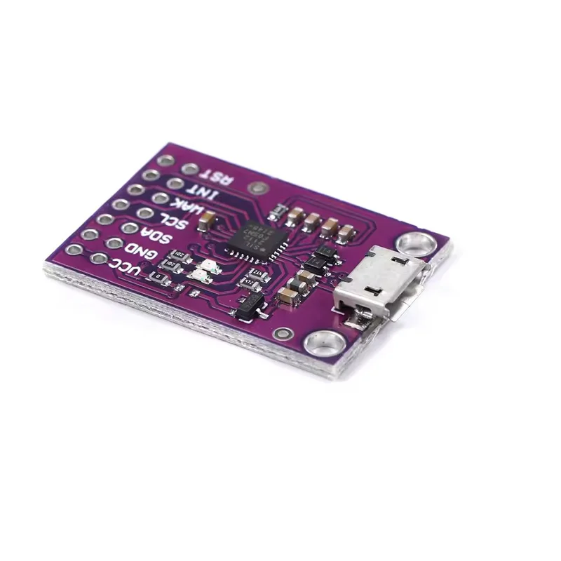 Placa de depuración CP2112, módulo de comunicación USB a SMBus I2C, Kit de evaluación MicroUSB 2112 2,0 para módulo de Sensor CCS811 para arduino - imagen 2