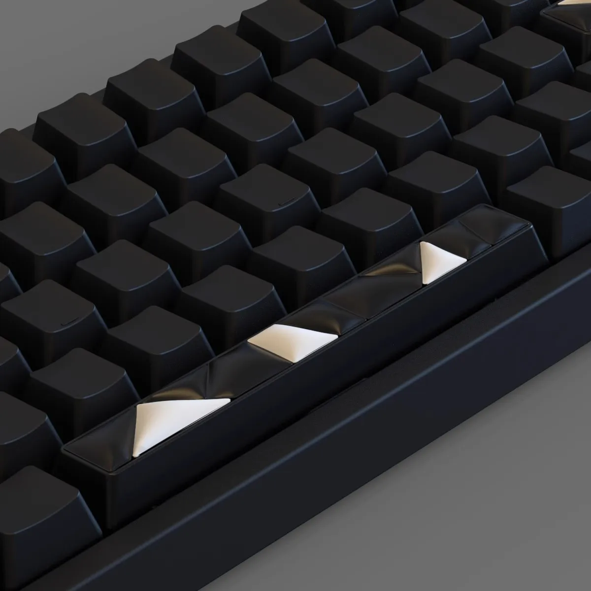 Teclas doradas y negras, teclas ESC/backspace/enterre/espaciales, teclas artesanales de punto para teclado mecánico, accesorios para juegos, teclas de cuero - imagen 3