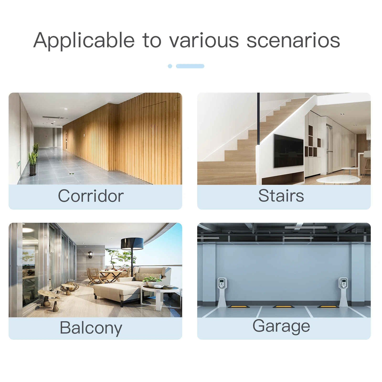 BSEED cuerpo PIR Sensor de movimiento por infrarrojos interruptor lámpara Led interruptor de pared interruptor de encendido y apagado automático estándar de la UE 220V AC marco de vidrio - imagen 5