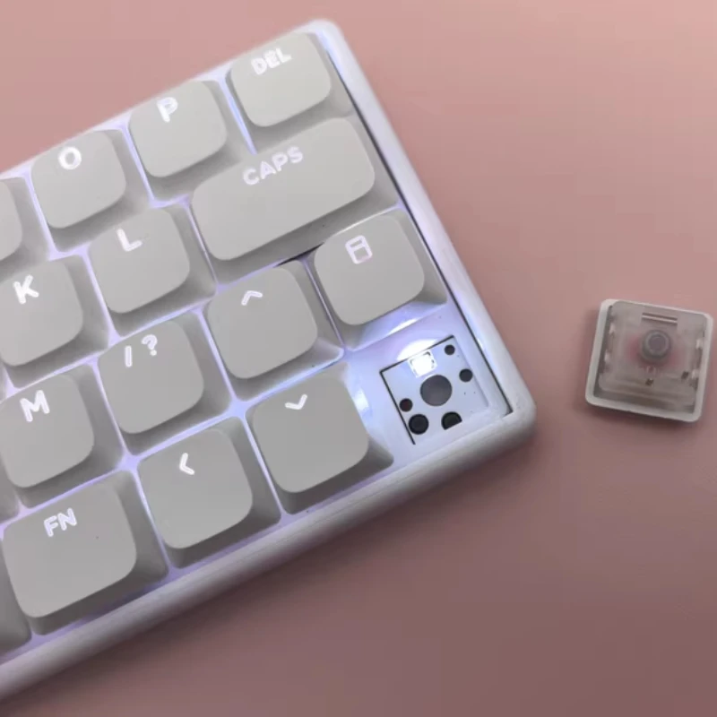 Kit de teclado de perfil bajo de 40 diseños, trimododo/doble modo, inalámbrico, Bluetooth, 2,4G, intercambio en caliente, RGB, e-sports, teclado de oficina para videojuegos, regalo - imagen 5