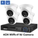 4CH NVR 4 AI Camera