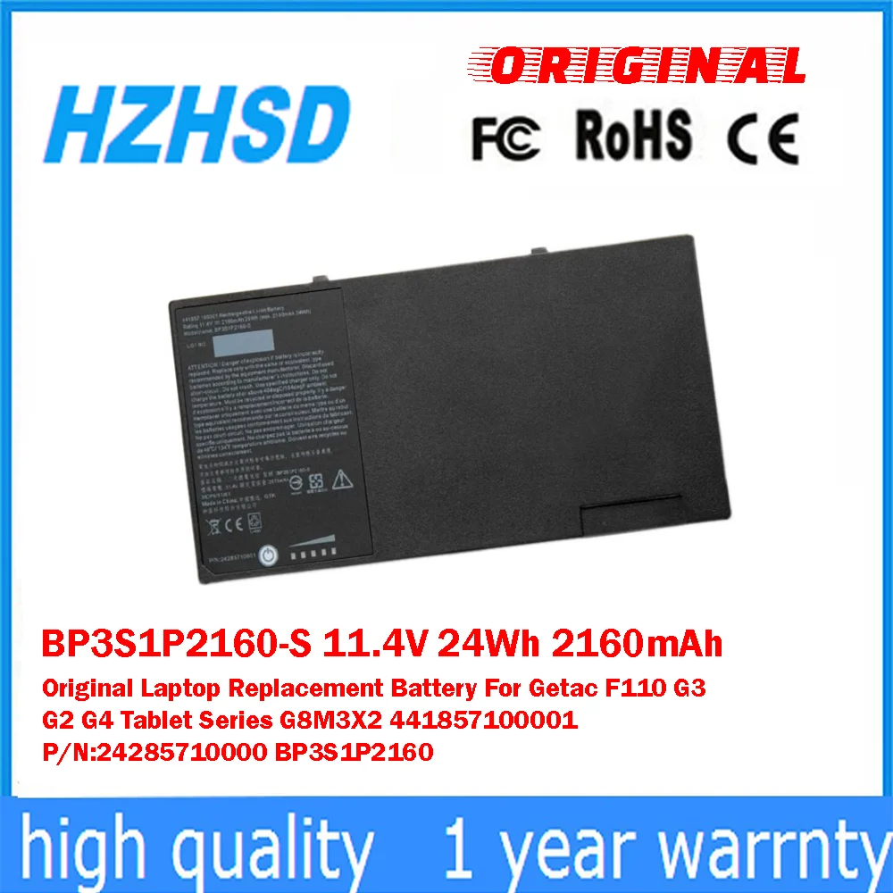 BP3S1P2160-S 11,4 V 24Wh 2160mAh batería de repuesto Original para ordenador portátil para Getac F110 G3 G2 G4 Tablet Series G8M3X2 441857100001