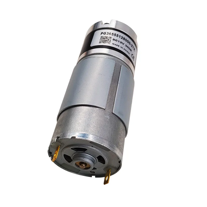 PG36-RS555 12V24V Motor de CC de engranaje planetario de bajo ruido 555 par ultraalto 36mm diámetro del eje cepillado 8mm Motor de engranaje - imagen 5