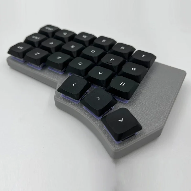 Teclado Bluetooth Corne Split sin interruptor Gateron Rgb perfil bajo intercambio en caliente Teclado mecánico dividido mano izquierda derecha Nrf52840 - imagen 2