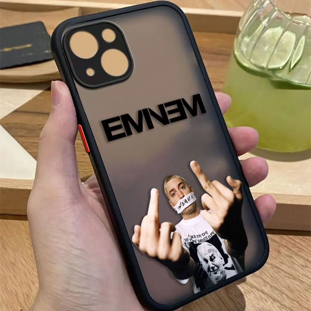 Funda de teléfono mate con póster de e-minem de Hip Hop para Infinix NOTA HOT 11 12 20I 60 30 SMART SPARK 6 8 9 10 8 8P 20 POVA 3 ZERO funda Capa - imagen 5