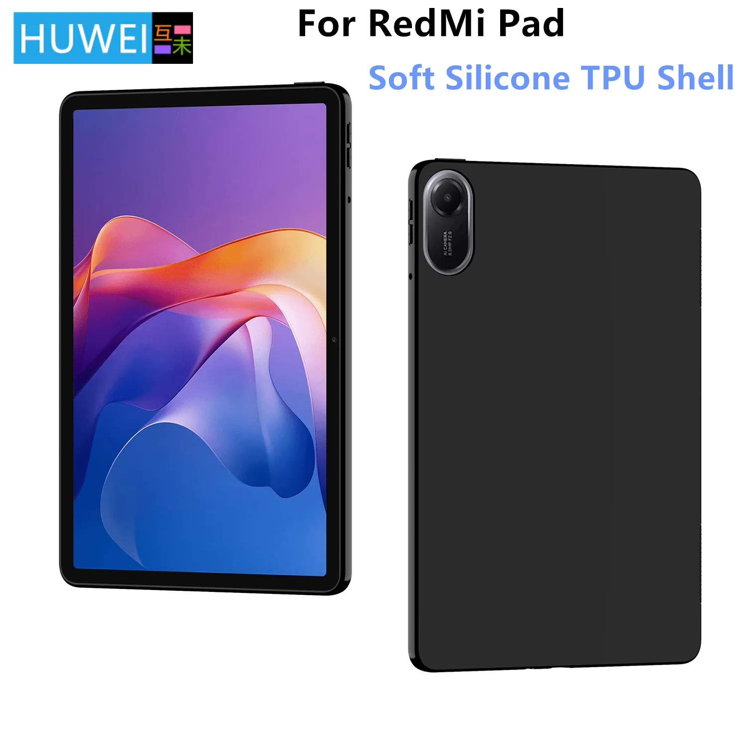 Funda de silicona para tableta Xiaomi Redmi Pad 2 2025, 11 pulgadas, RedMi Pad2, a prueba de golpes, para RedMi Pad SE 11 8,7 Pro 12,1, carcasa de TPU