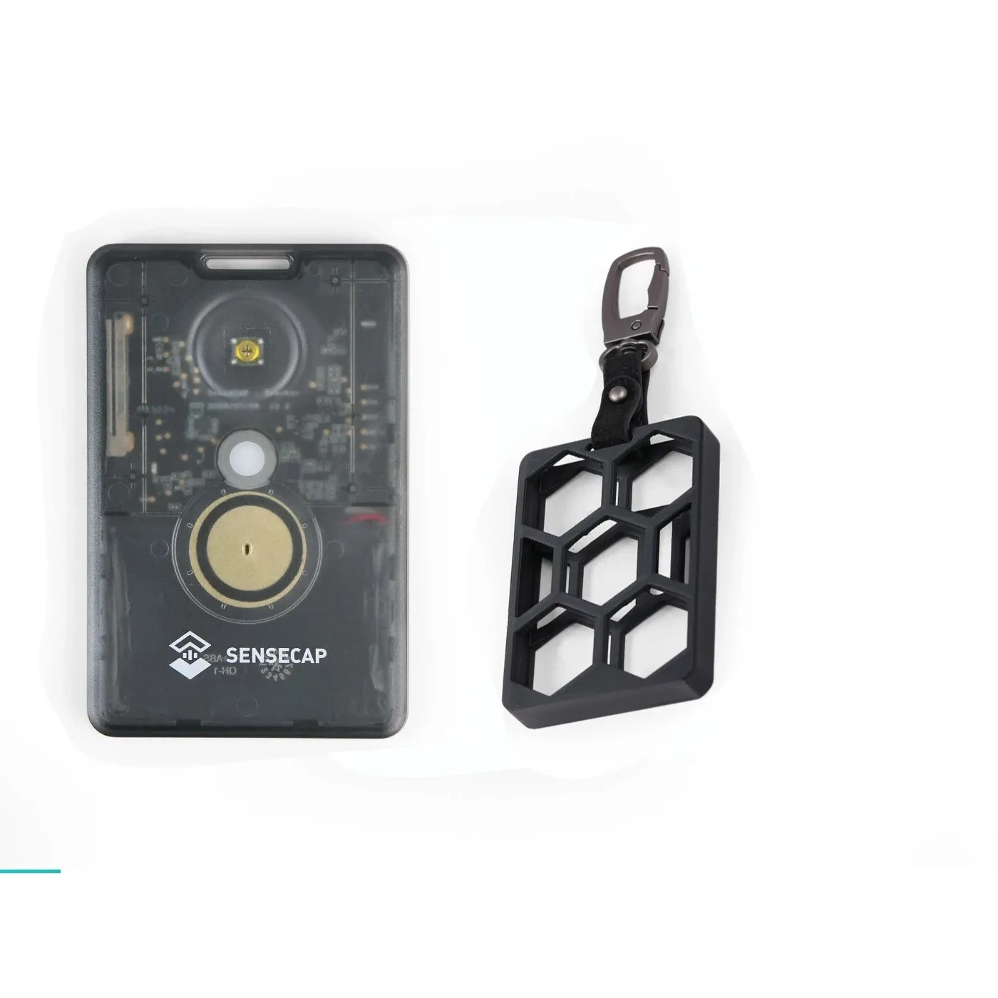 Nuevo rastreador de tarjetas SenseCAP Meshtastic LoRa T1000 E funda protectora/punta de carga con llavero de cuero opción de disco de carga - imagen 5