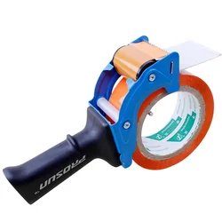 Dispensador Cinta Adhesiva Profesional – Mango Cómodo Transparente