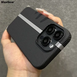 Funda Fibra de Carbono Ultrafina Antigolpes iPhone 15/14/13/12/11