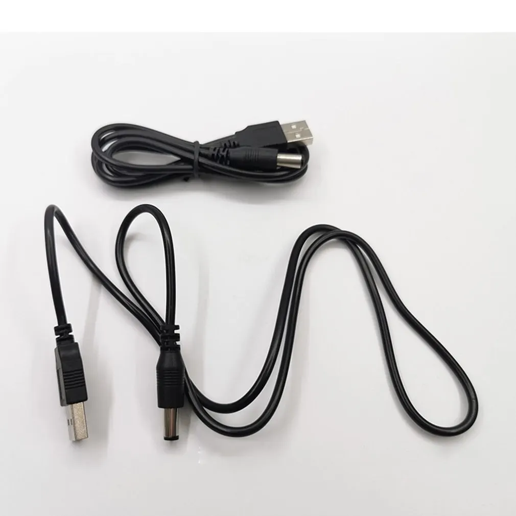 Adaptador de Cable de alimentación de CC, enchufe USB de 5,5x2,1/5,5x2,5 Para enrutador de cámara, tira de luz Led, línea de Cable de 0,8 m - imagen 5
