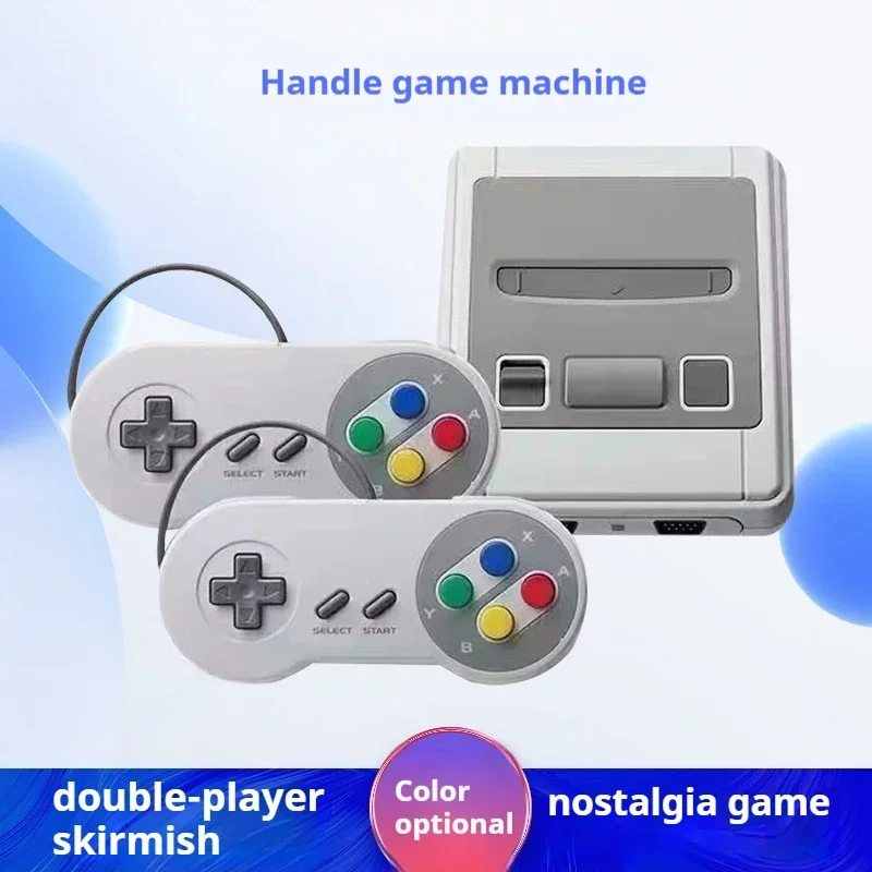 Consola de juegos de TV Retro SFC620, mando de juegos portátil Retro con 620 juegos clásicos integrados, consola de videojuegos con regalo para niño - imagen 2