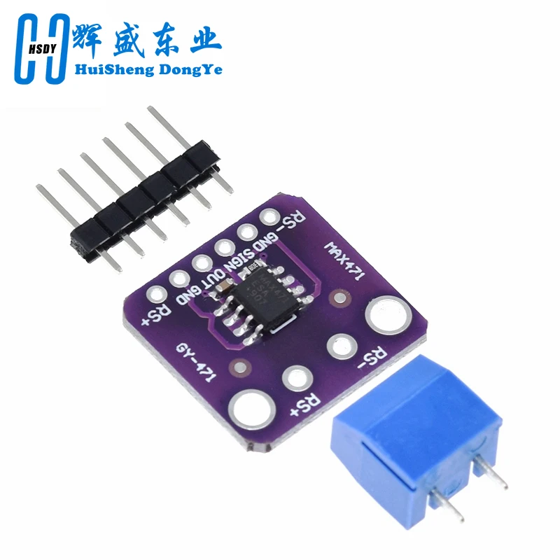 Módulo de Sensor de corriente de voltaje Max471 para placa de prueba Arduino AVR 5V DC 3-25V 0-3A divisor de voltaje resistivo sensores de GY-471 - imagen 4
