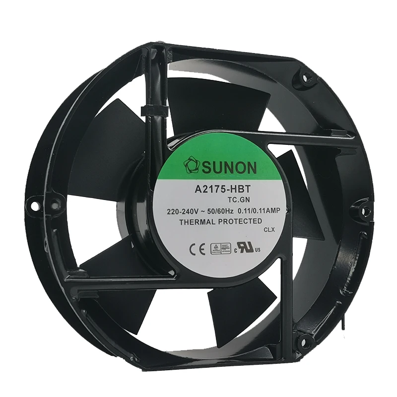 Nuevo para A2175-HBT TC.GN 50/60hz 220V 17251 ventilador de refrigeración de gabinete con marco de aluminio - imagen 2