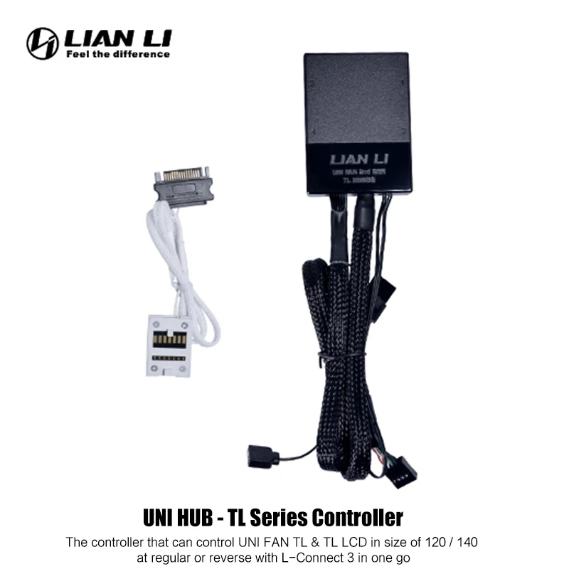 Lian Li UNI-controlador de ventilador serie HUB TL, compatible con TL 120 140 o solo ventiladores LCD - imagen 3