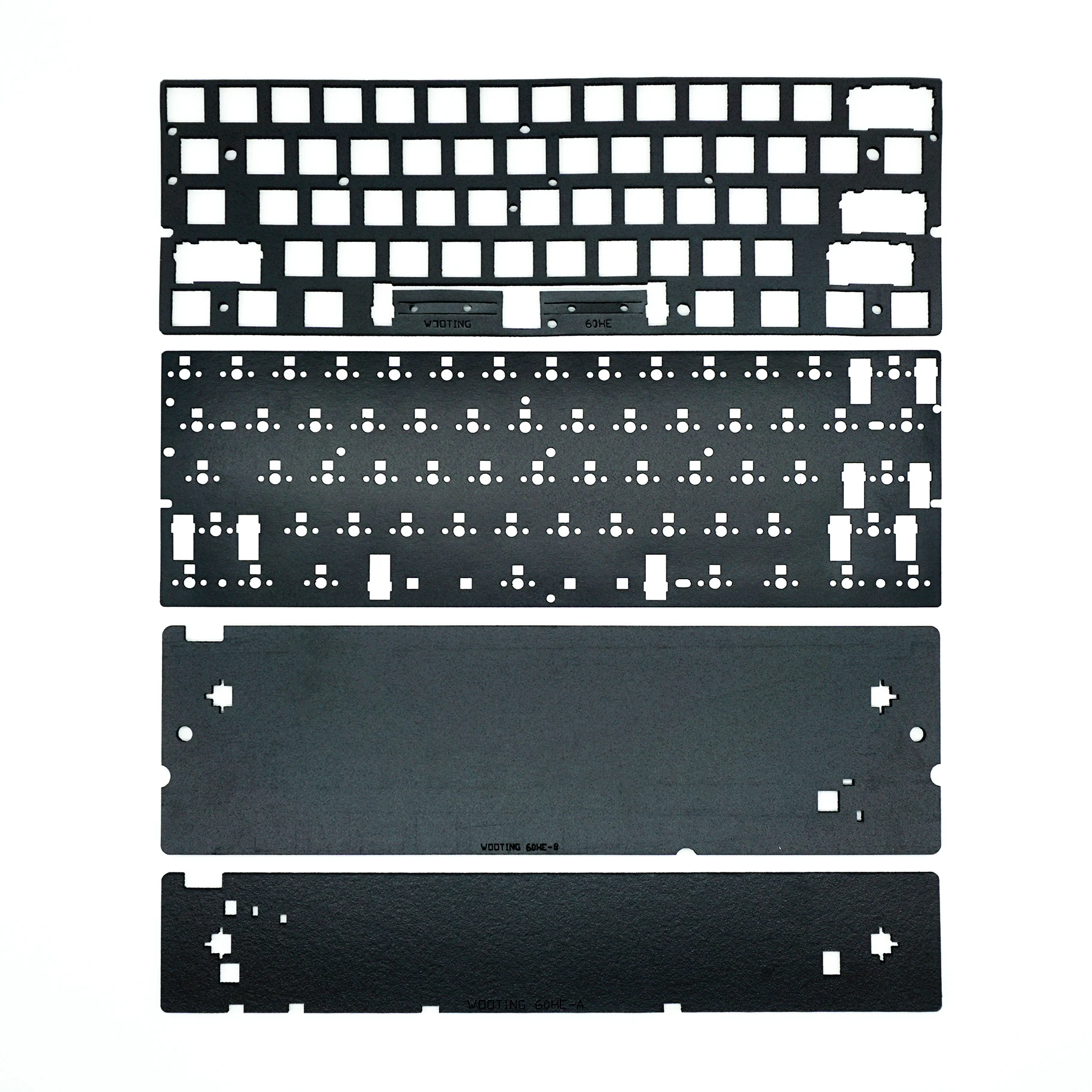 Keebox Wooting60 versión ABS teclado paquete de sonido placa de escritura de espuma hoja de interruptor de espuma inferior de espuma para Wooting60HE - imagen 2