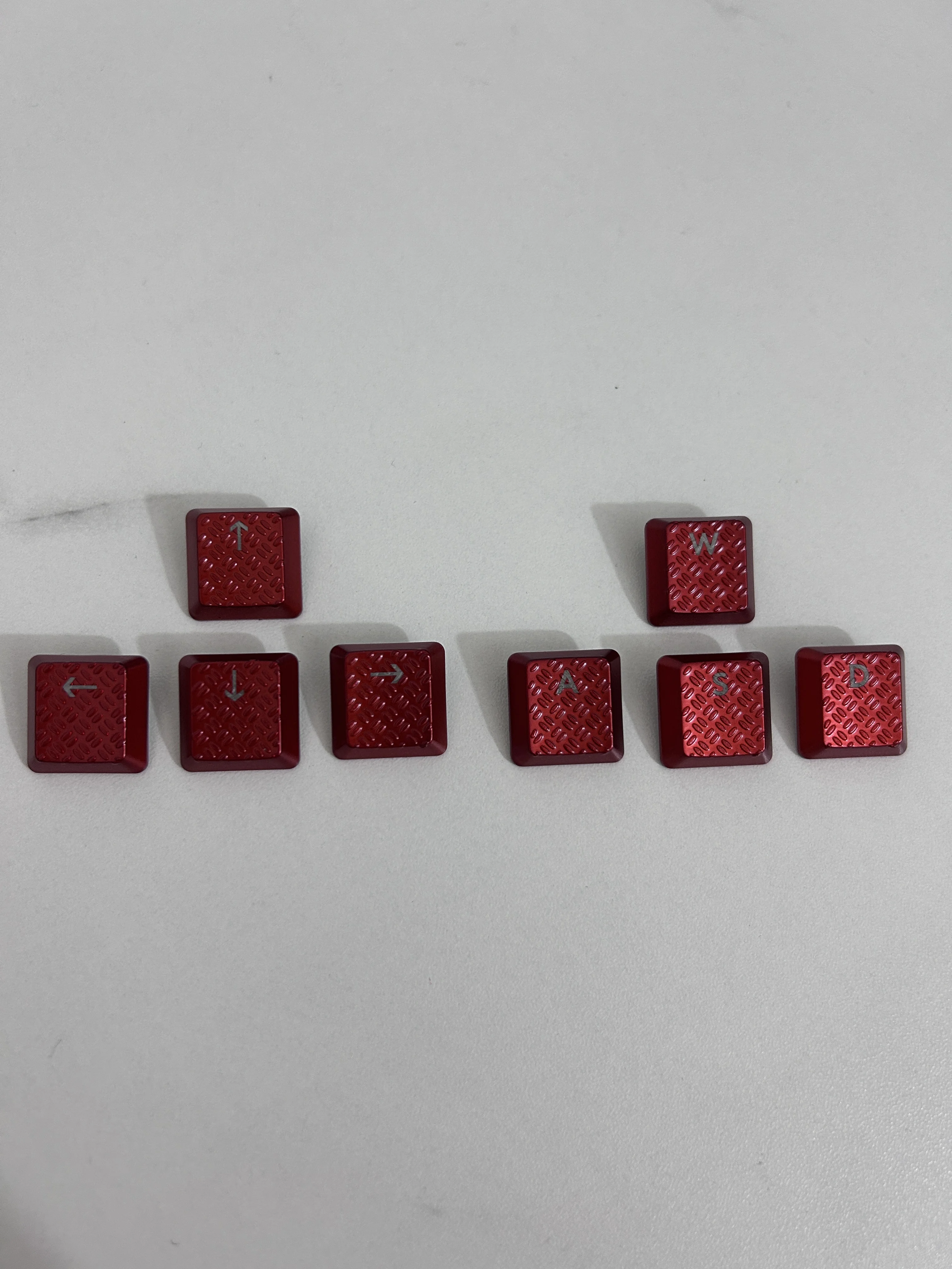 Red WASD arrow keys