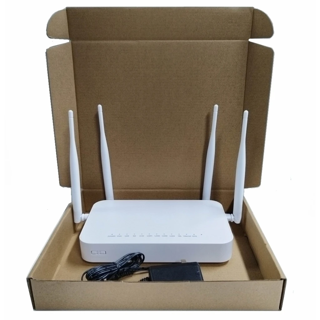 Enrutador de fibra óptica, enrutador XPON ONU GE 2 USB, teléfono HGU, WIFI, 2,4G y 5G, banda Dual ONT EPON/GPON, versión en inglés, PT939G, nuevo y Original - imagen 4