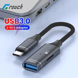Adaptador USB-C OTG con Lector TF para iPhone y Samsung