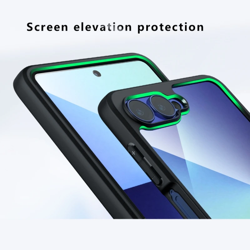 Para funda Samsung Galaxy Z Flip 7 funda Samsung Z Flip 7 Capas a prueba de golpes mate esmerilado transparente para Fundas Samsung Z Flip 7 - imagen 2