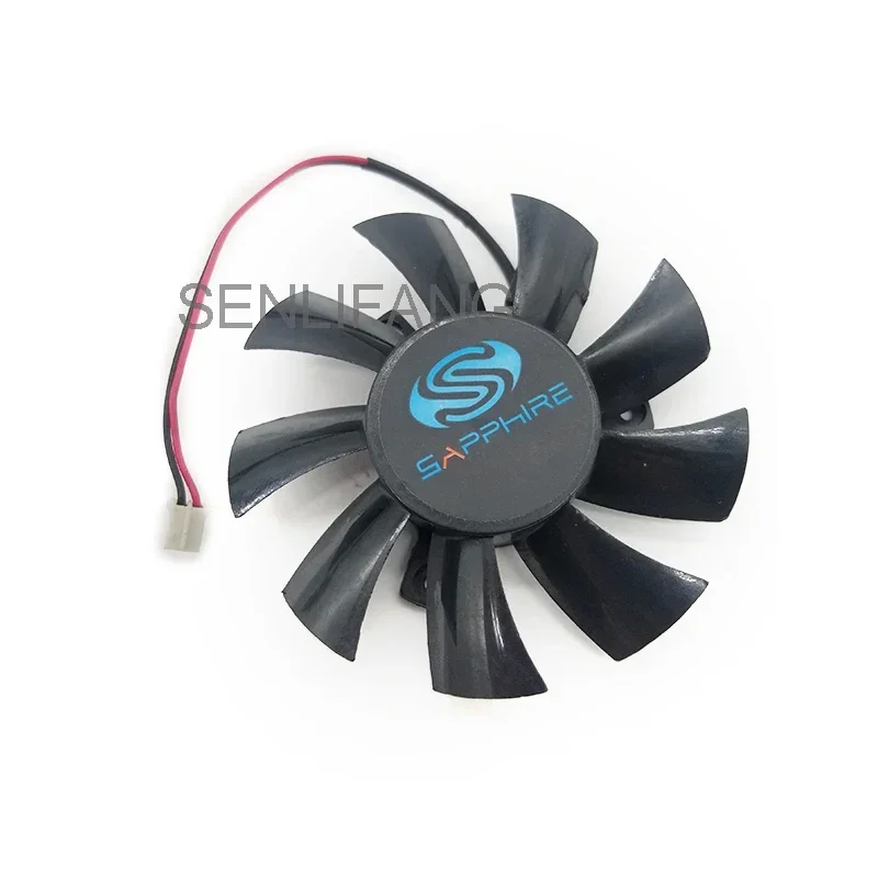 Para ARX FS1280-A1842C DC 12V Dia. Ventilador sin marco de servidor de 2 cables, 75mm, C.T.C, 40mm - imagen 5