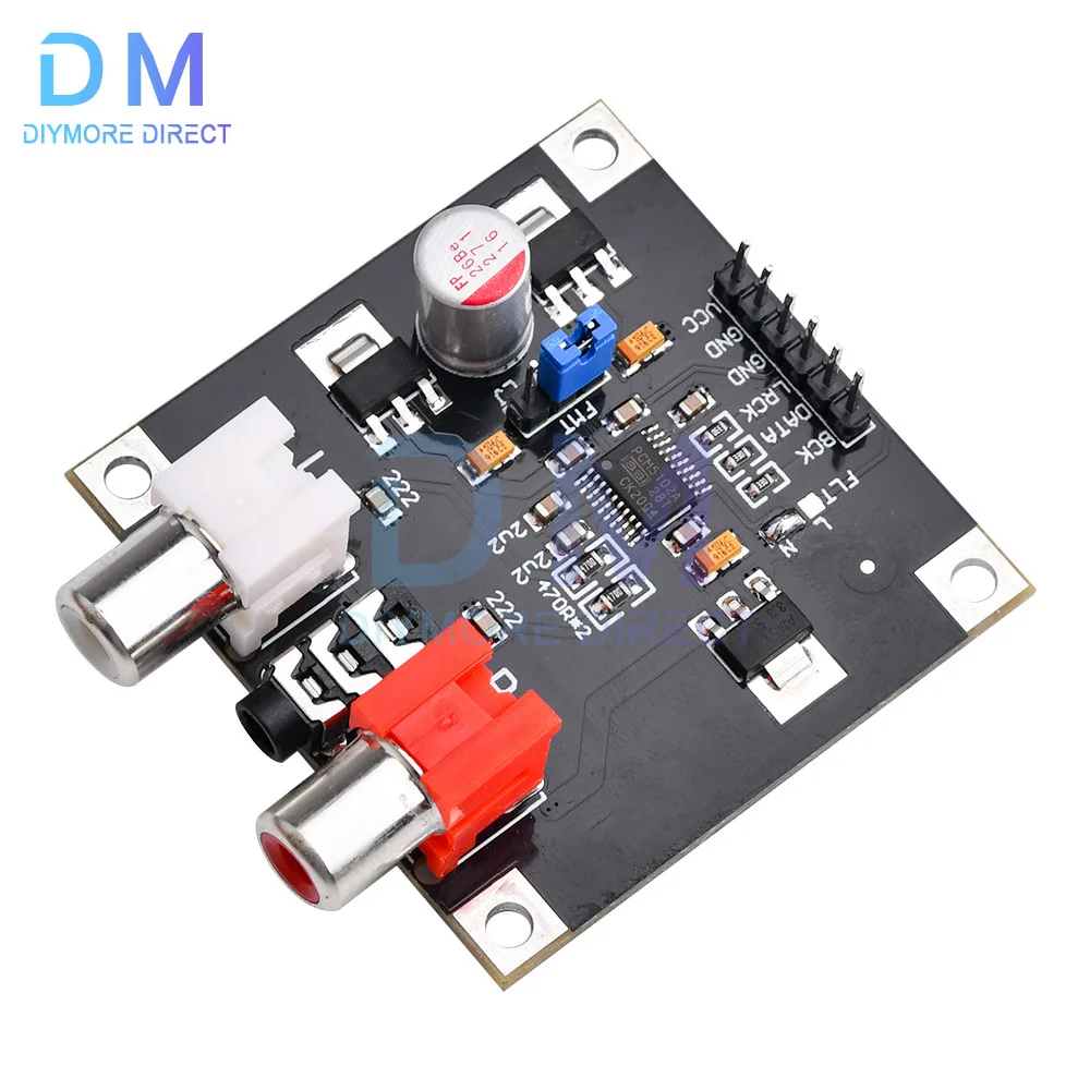 Tablero de reproductor PCM5102/PCM5102A DAC Decodificador I2S 32 bits para Arduino - imagen 4