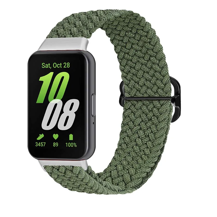 Correa de nailon para Samsung Galaxy Fit 3, pulsera trenzada ajustable, pulsera de repuesto para Samsung Fit 3 - imagen 4