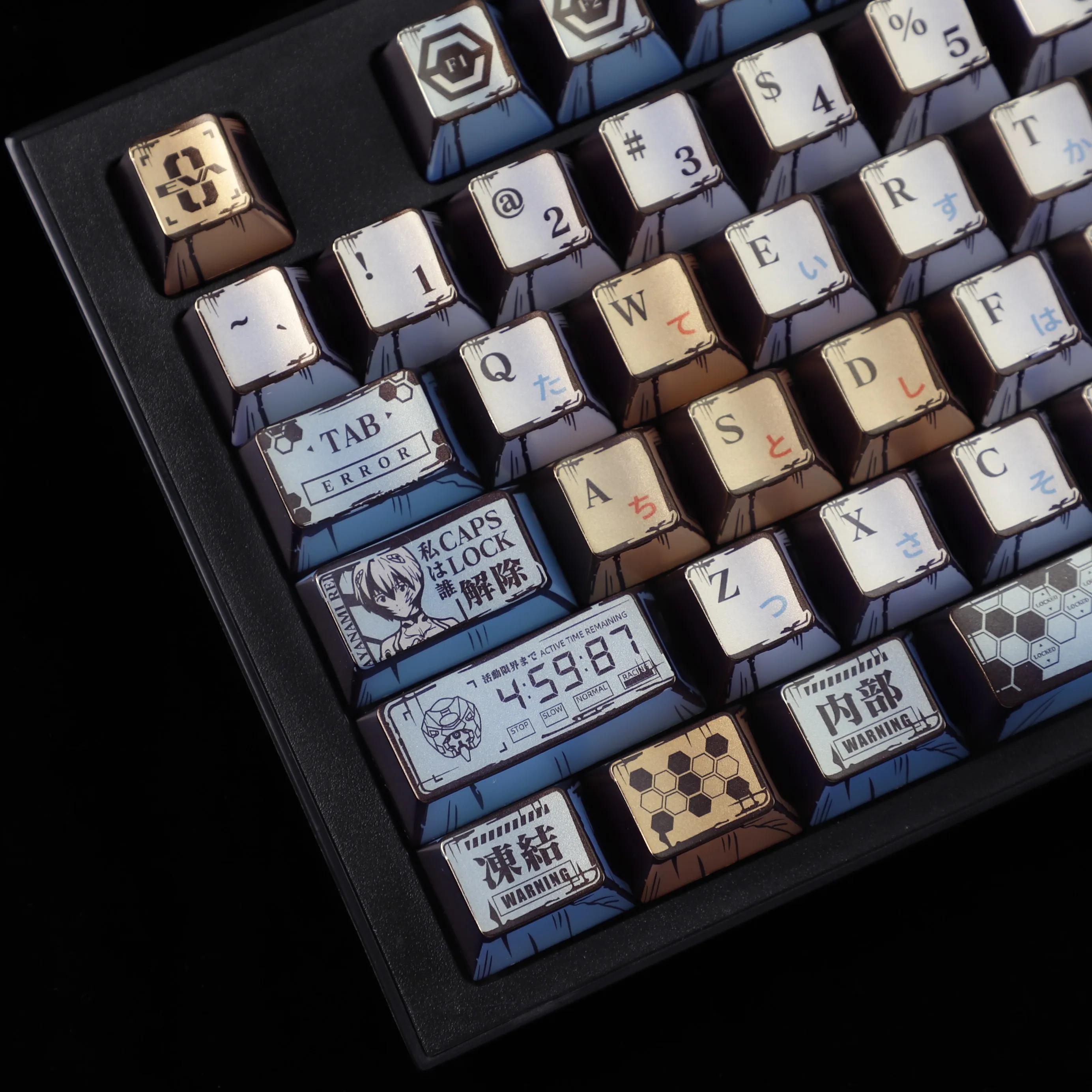 YMDK-teclas Retro nacaradas de Metal EVA, 126 teclas, resistentes al desgaste, perfil de cereza, subteclas para teclado mecánico MX Gaming - imagen 2