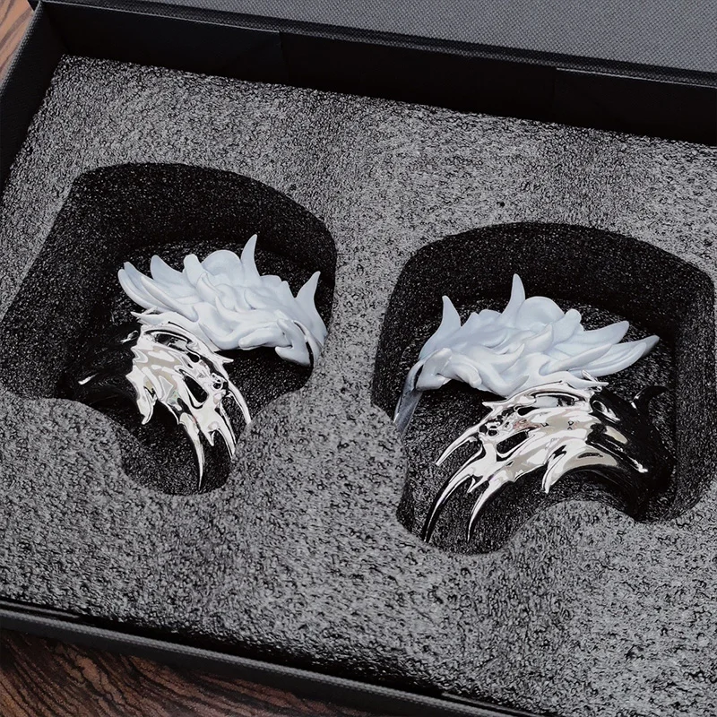 Funda para auriculares con tema de alas gemelas AirPods Max, diseño personalizado en forma impresa en 3D, protección contra caídas, accesorios para regalo - imagen 5