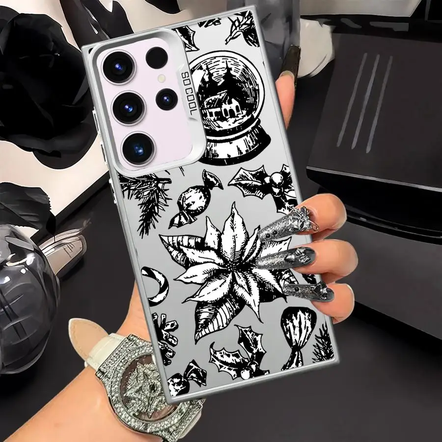 Funda trasera de teléfono Feliz Navidad para Samsung Galaxy S21 S20 Plus S25 S24 FE S22 S23 S23 Note 20 Ultra - imagen 5