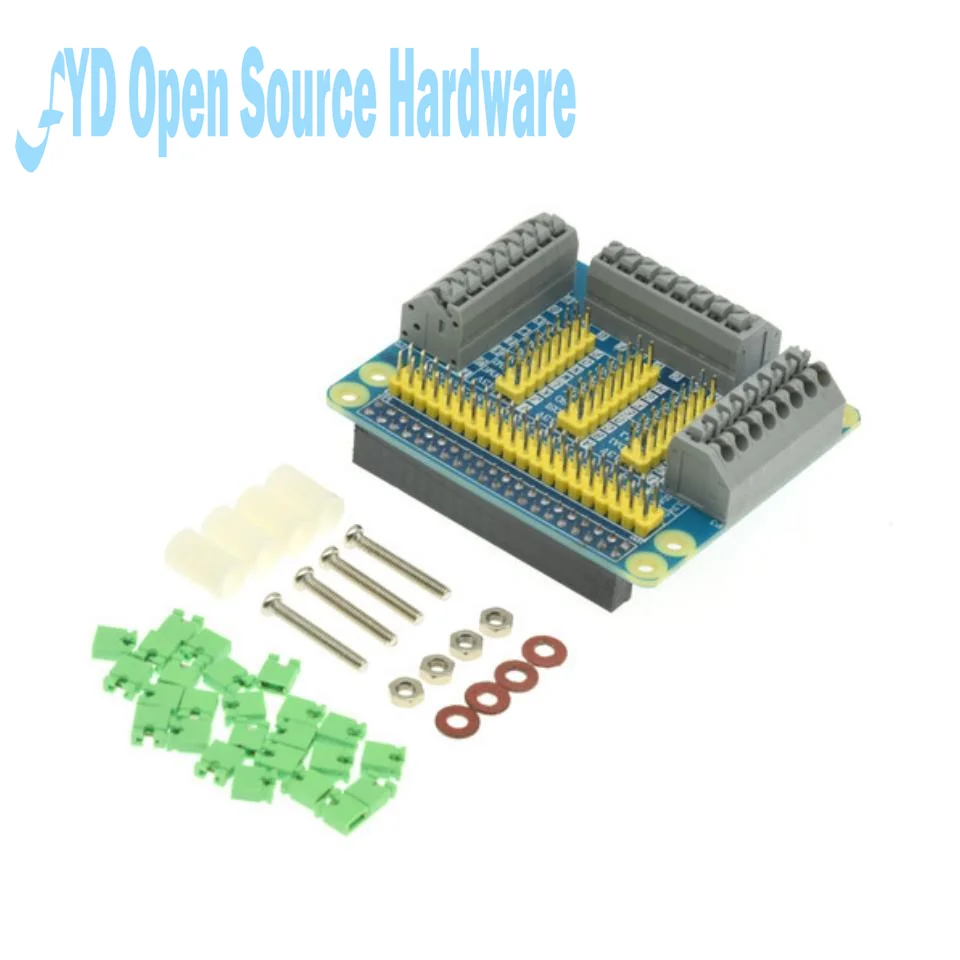 Placa de expansión GPIO Raspberry Pi Shield para Raspberry PI 2 3 B B + con tornillos para raspberry pi 3 modelo b kit de bricolaje