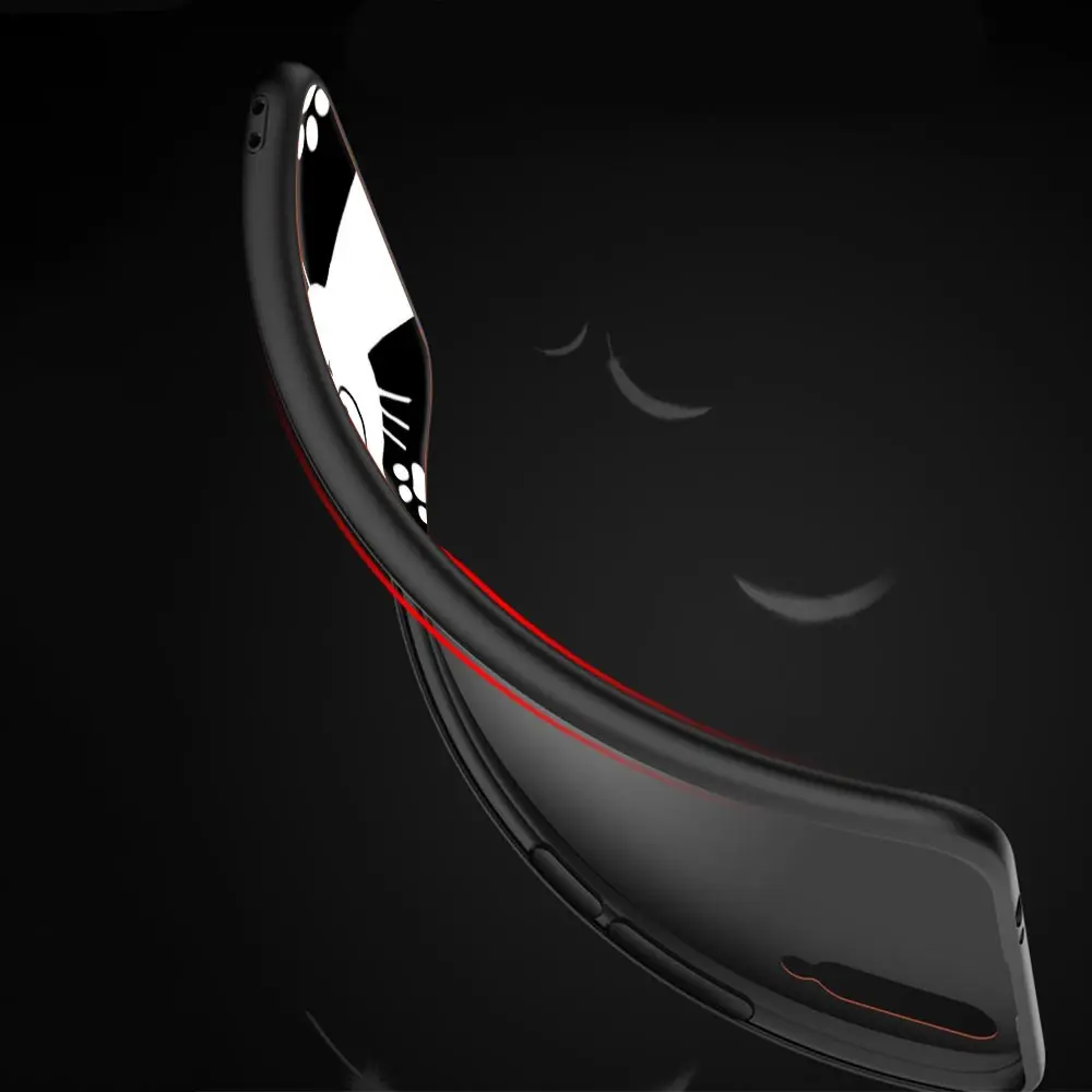 Lindo gato negro de dibujos animados para Realme GT Neo 2 3 3T 5 funda de teléfono 12 11 5G 10 9 8 5G 7 6 GT5 GT3 GT2 Pro C21 C11 C25 C35 - imagen 5
