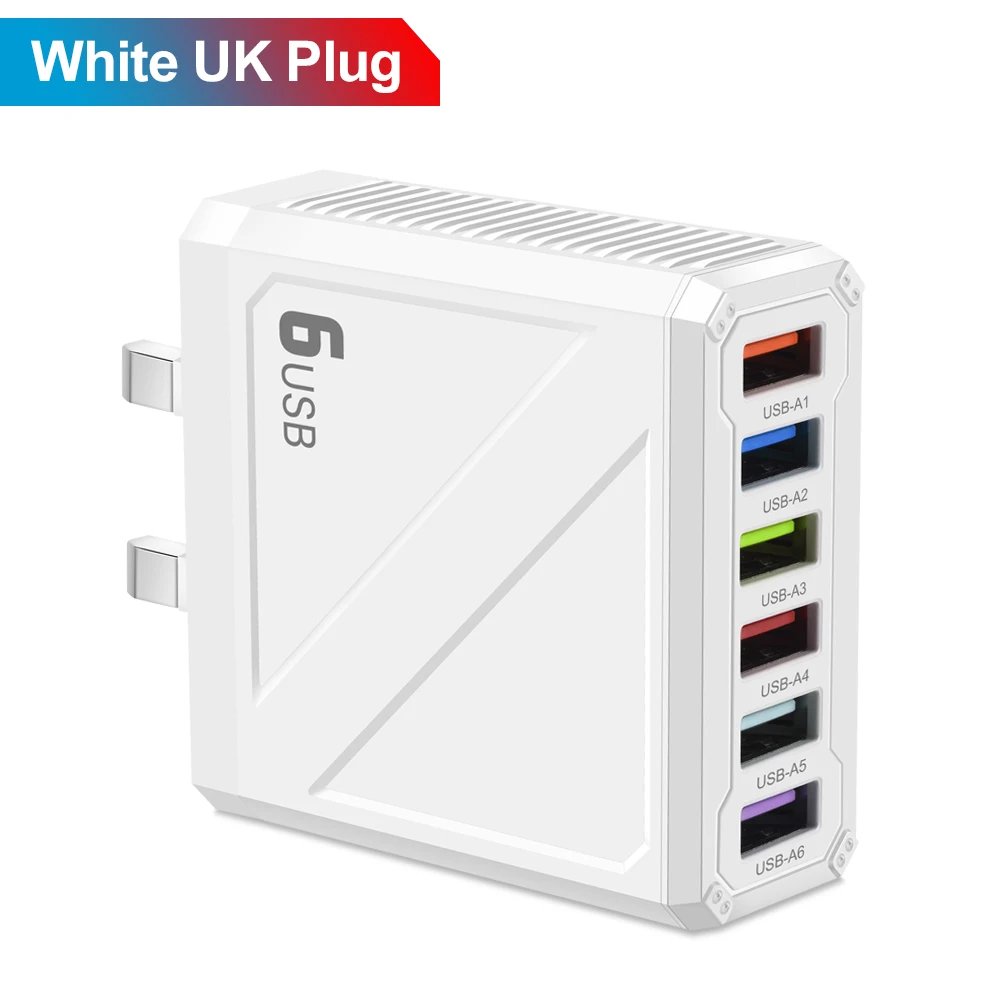 White UK Plug