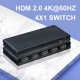4K 60hz 4x1 Switch